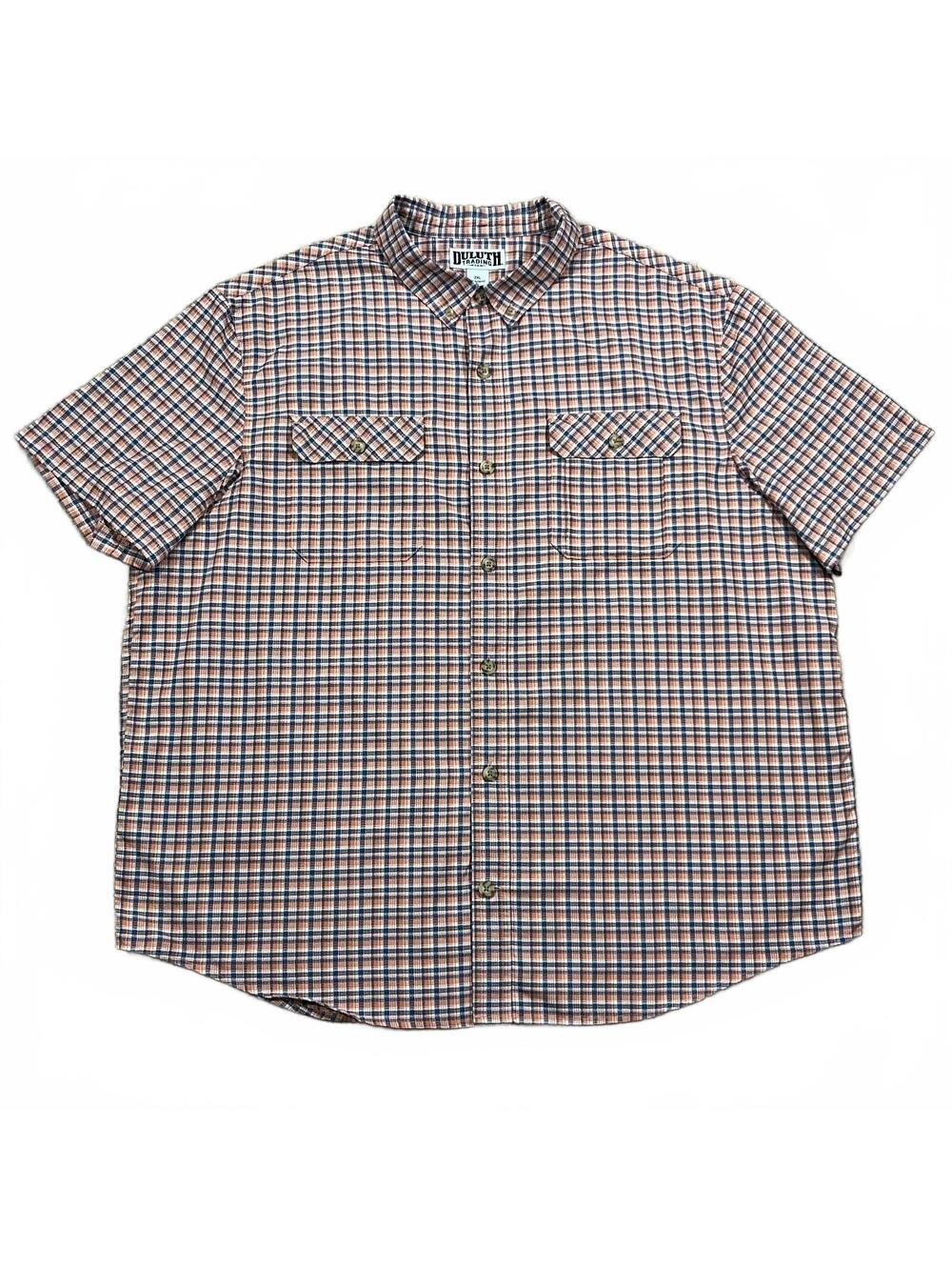 Duluth Mens Breezeshooter Relaxed Fit Shirt Dusted Clay Multi Plaid Size 2XL